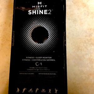 Misfit Shine2 black fitness + sleep monitor new in box